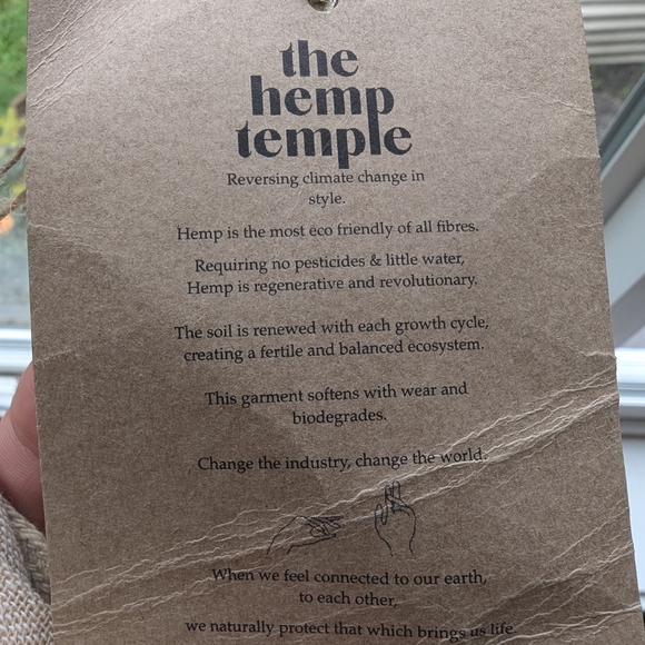 Sister Nettle hemp block print pants - Picture 7 of 9